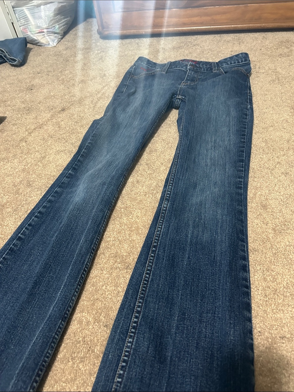 Kimes Ranch Women's Dark Blue Flare Jeans